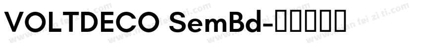 VOLTDECO SemBd字体转换